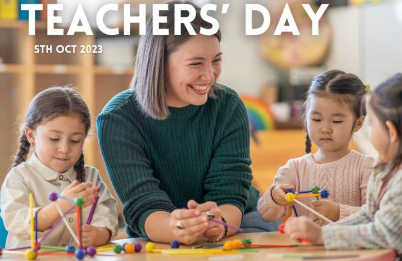 World Teacher's Day Graphic