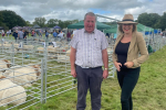 Laura with Bedwellty Show Chairman, Glyn Davies
