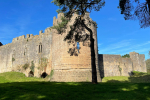 Side of Caldicot Castle